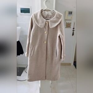 Elegant Cream Women's Coat
